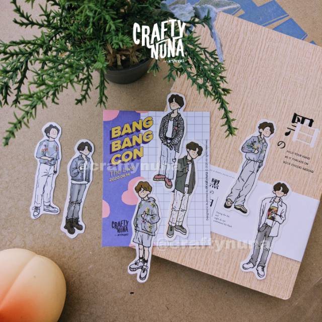 (BT-008) BTS FANART BBC BangBangCon 2020 STICKER SET ✨ original fanmade goods stiker case hp journal aesthetic