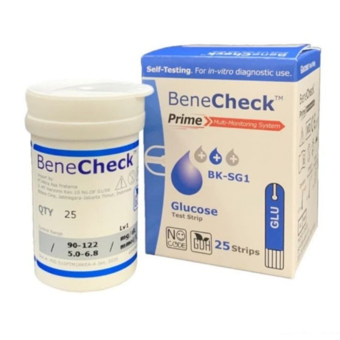 Strip gula darah benecheck prime
