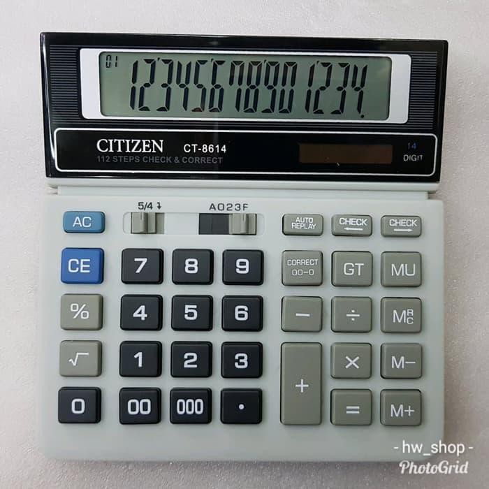 

Hargamiring Kalkulator Citizen Ct 8614 . Kalkulator Citizen 14 Digit Mantul