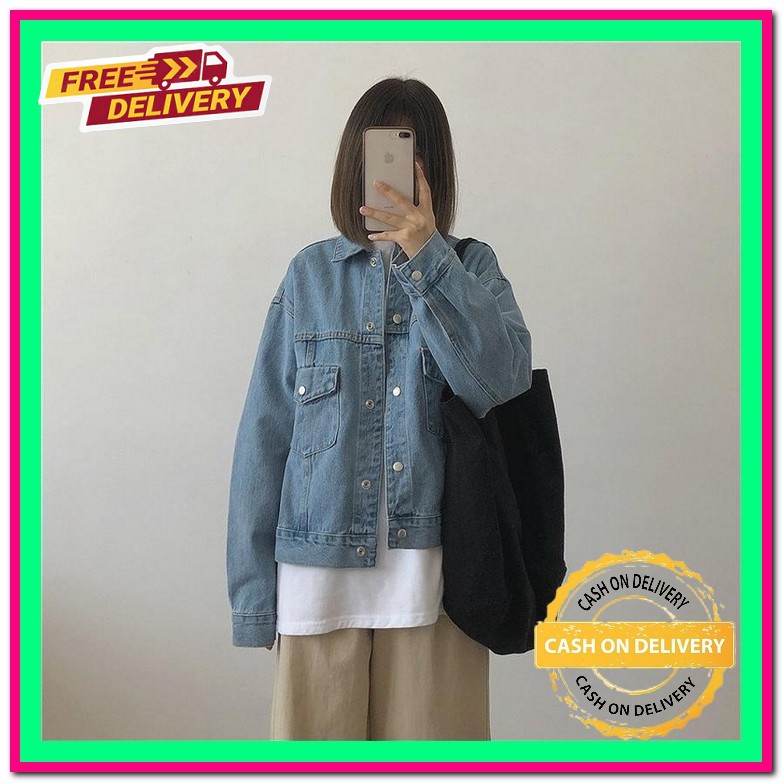 Jaket Jins Wanita Murah Jeket Levis Cewe Jakat Wanita Terbaru Jaket Wanita Korea Import Cwe Distro C