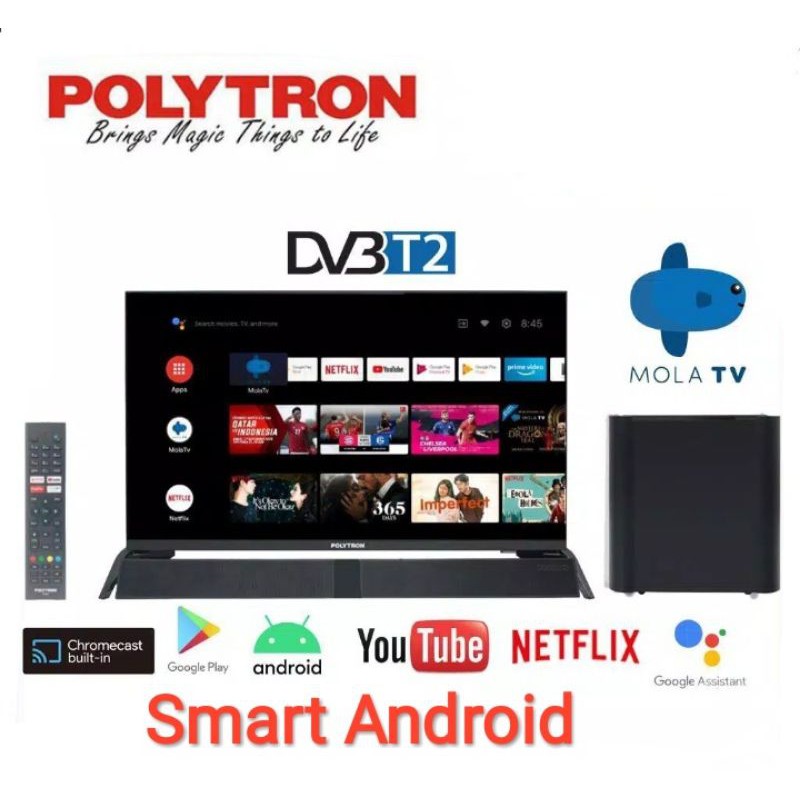 Tv Led Polytron 32 Inch Cinemax Soundbar Smart Android Hd Usb Movie Shopee Indonesia