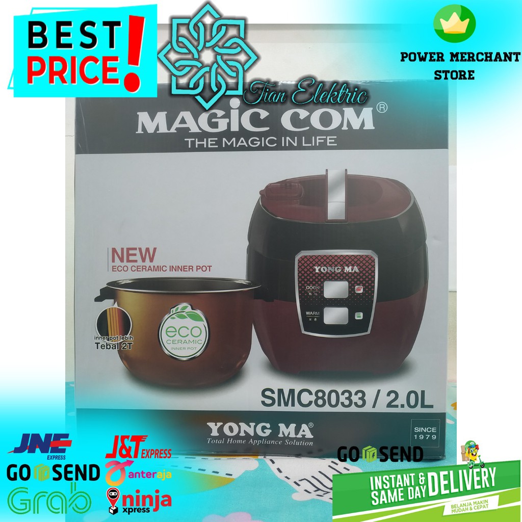 YONG MA SMC-8033 MagicCom / Rice Cooker 2 Liter