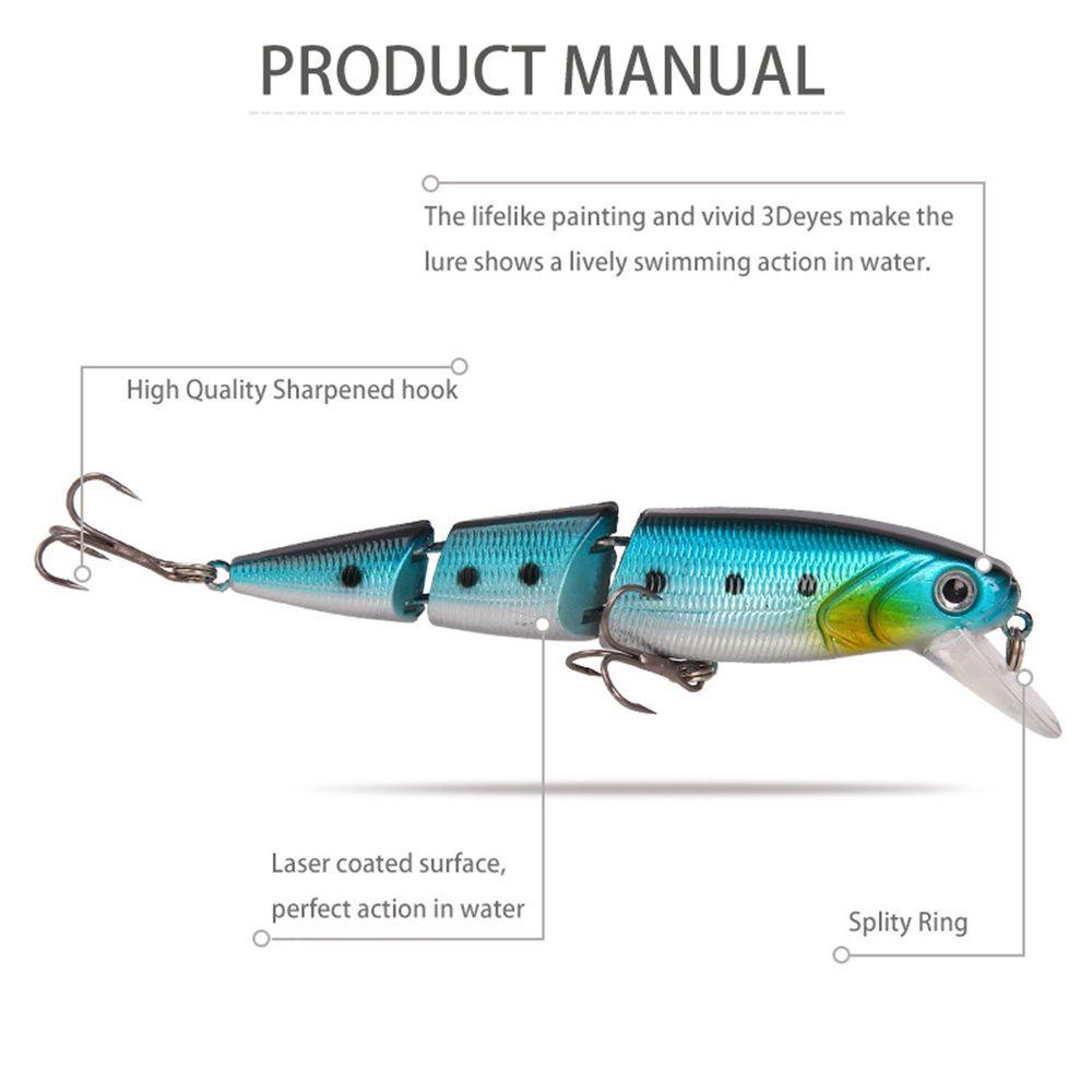 TOP Multi-layer Lure Underwater Wobblers Perlengkapan Ikan Luya Aksesoris Mengapung Swimbait