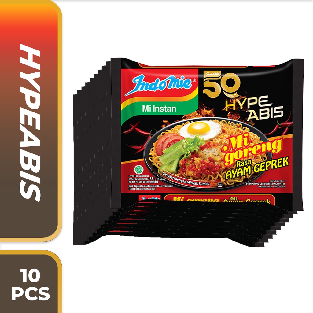 

10 Pcs - Indomie HypeAbis Ayam Geprek