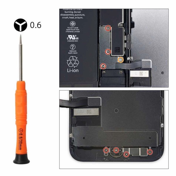 Set Obeng 21 in 1 Peralatan Reparasi Smartphone Repair Tools 5 Bintang Titik HP iPhone Android