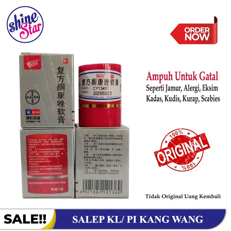 [ JAMIN 100% ASLI ] Salep Gatal Kulit Paling Ampuh Kulit KL BL PI KANG Wang Salep Eksim Gatal Selangkangan Jamuran Jerawat Kudis Kutu Air Panu