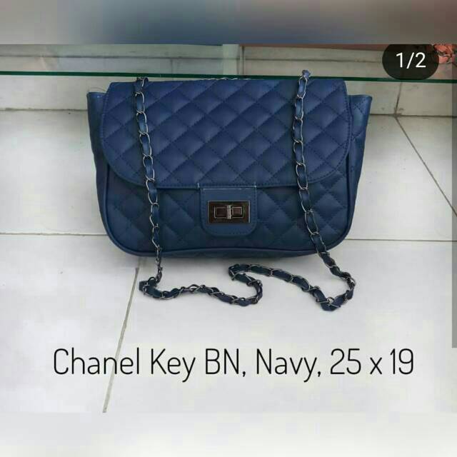 TAS WANITA CHANEL KEY BN TAS IMPORT MURAH TAS SELEMPANG