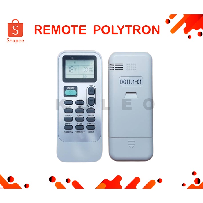 Remote AC Polytron / REMOTE AC POLYTRON DG11J1 - remote polytron kotak