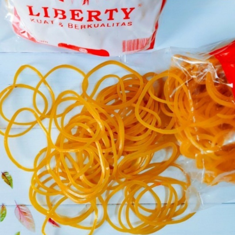 Karet Gelang Kuning Kuat dan Lentur Merk Liberty/TOP OKE