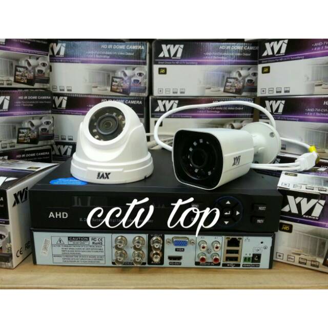PAKET CCTV 2 CAMERA 2 MEGAPIXEL KOMPLIT TINGGAL PASANG