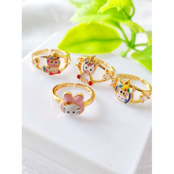 Cincin Xuping Anak Cincin Xuping Permata Anak Warna Emas