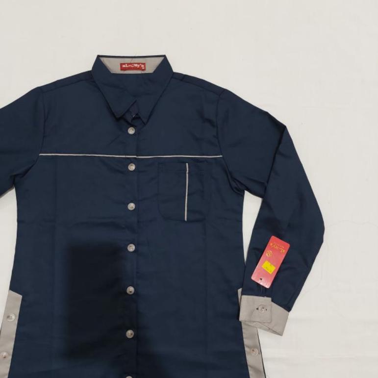 tunik al'mya /tunik hara /atasan santri polos baju santriwati kemeja santri putri/atasan almya/tunik