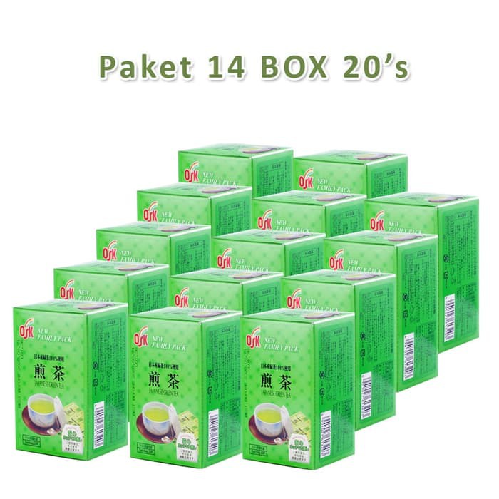 

OSK Japanese Green Tea 20's paket 14 box