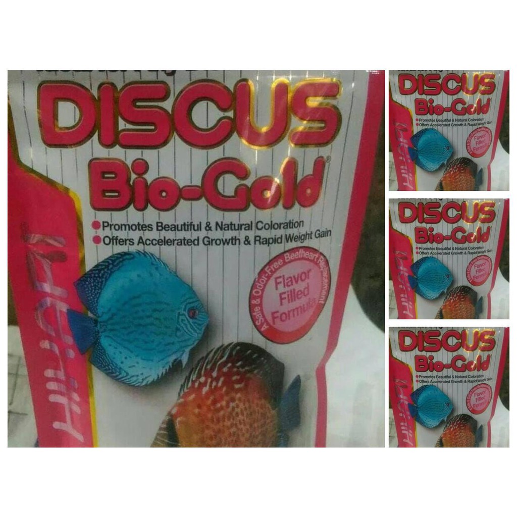 makanan ikan hias discus hikari discus bio gold