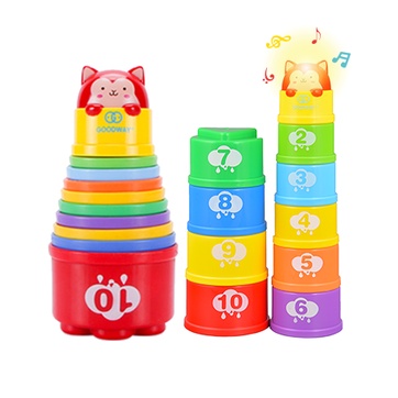 Goodway Rainbow Stacking Cup - Mainan Edukasi Gelas