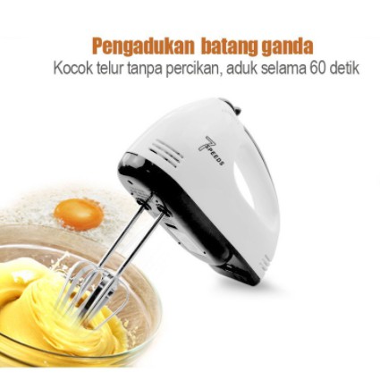 SCARLETT HAND MIXER Mixer Tangan Elektrik 7 GEAR MIXER DALGONA