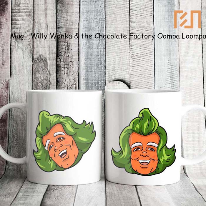Mug Willy Wonka & the Chocolate Factory Oompa Loompa icon