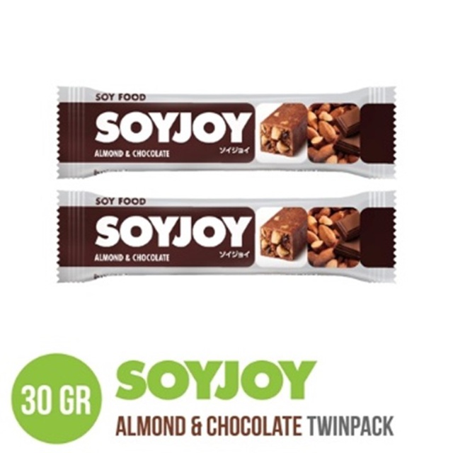 

SOYJOY Snack Bar Kedelai Almond & Chocolate 30gr - 2 Bar