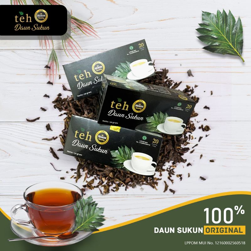 COD Teh Sehat Teh Daun Sukun Kualitas Premium 100% Teh Kesehatan Daun Sukun Asli Jogja