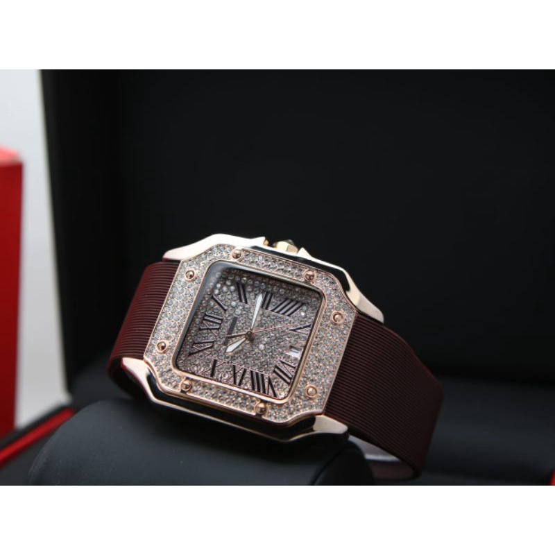 Jam Tangan Cartier Fulldiamond Jam Tangan Wanita Cartier Terlaris