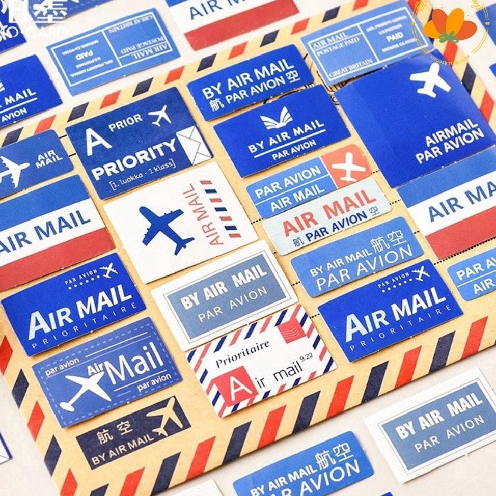 

(T5Y8) ☆ 45pcs Sticker Vintage Retro Stiker Dekorasi Diary/Journal/Scrapbook Deco Catatan //Barang@diskon