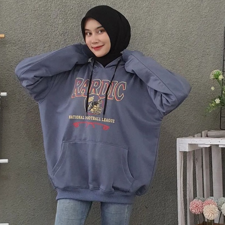 Rardic XXL Hoodie Remaja Bahan Fleece Gaya Street Style