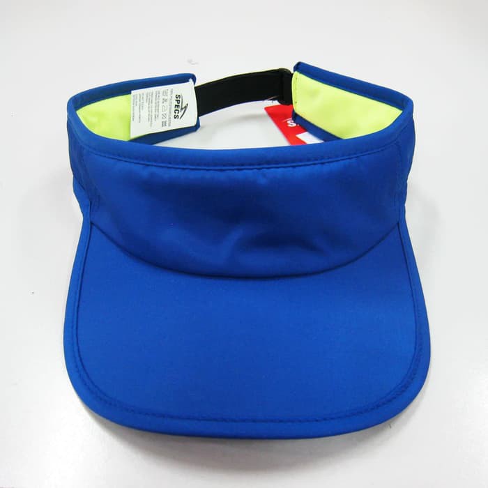 TOPI OLAHRAGA LARI TENIS GOLF SPECS AIRWAVES VISOR BLUE BIRU ORIGINAL