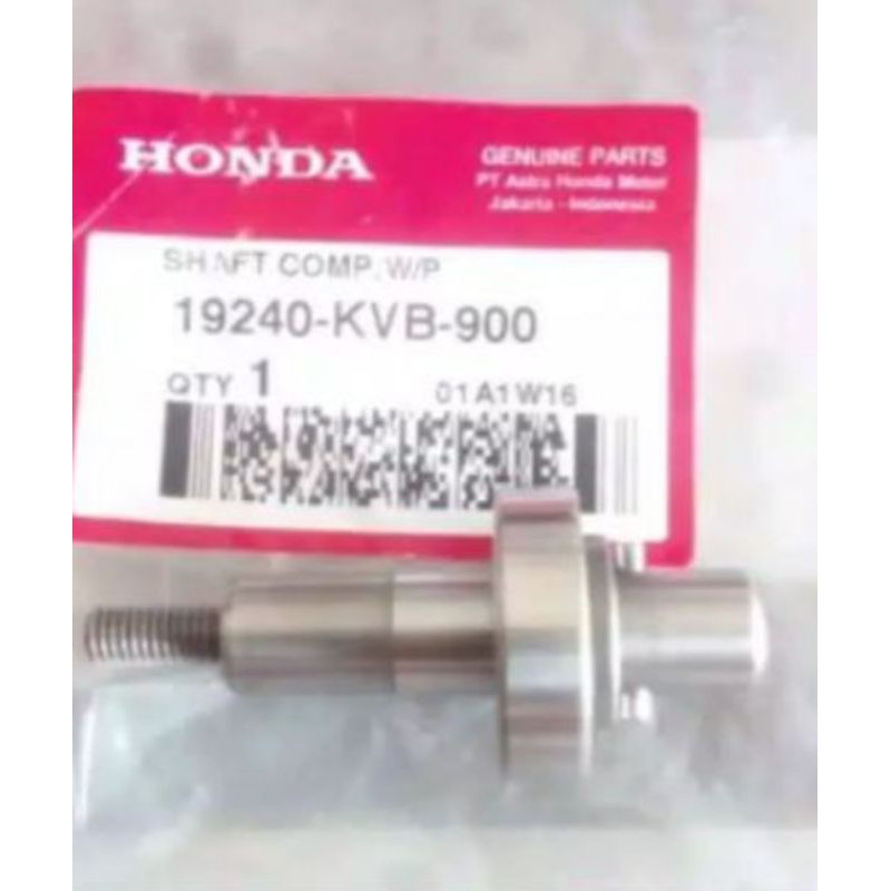 19240-kvb-900 shaft water pump vario 110 as water pump assy  as water pump hirukag