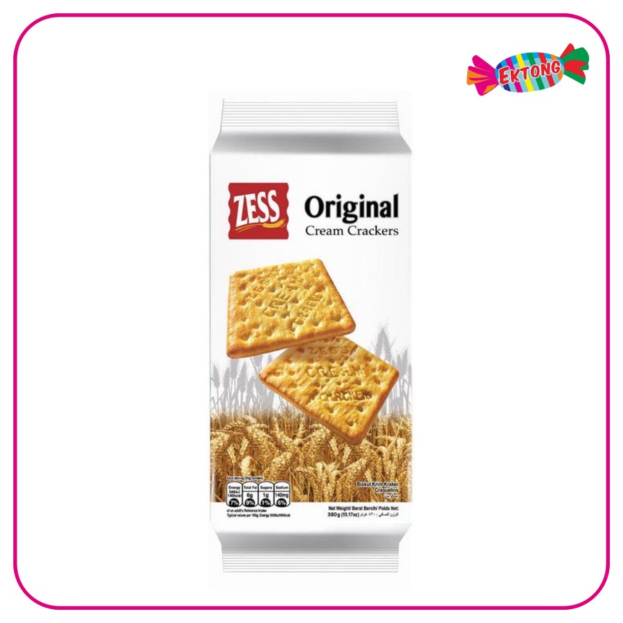 ZESS ORIGINAL CREAM CRACKERS 380GR ( GABIN TAWAR )
