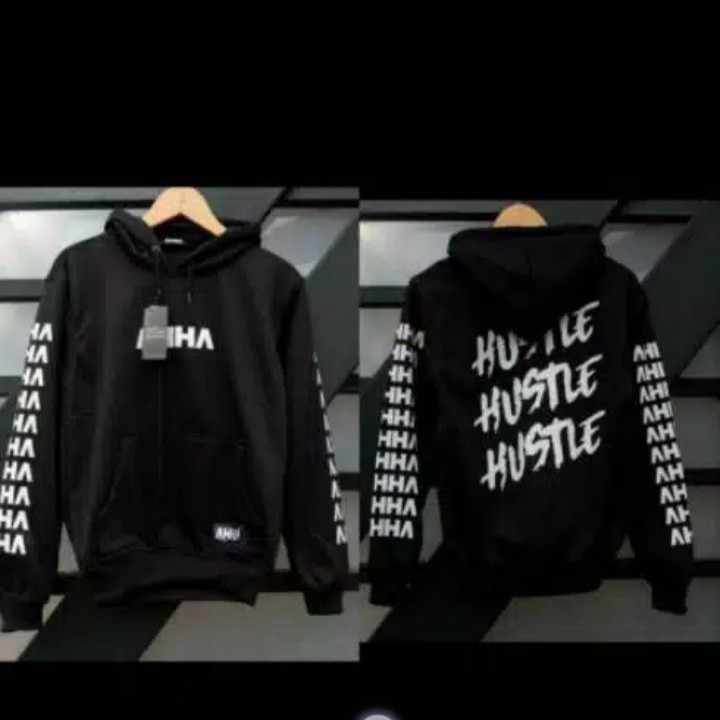 SWEATER HOODIE AHHA HUSTLE