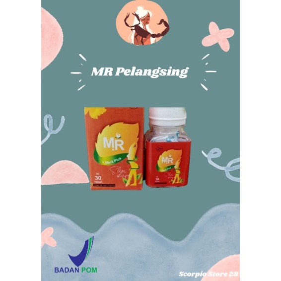 PELANGSING MR ORIGINAL BPOM KEMASAN BARU
