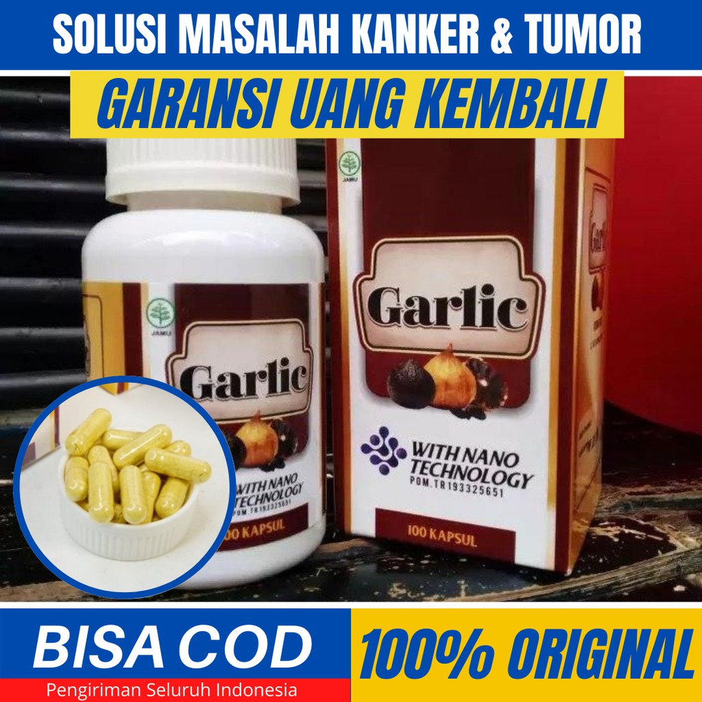 Obat Kanker & Tumor Terjangkau_Tumor Jinak/Ganas_Kanker Payudara_Black Garlic