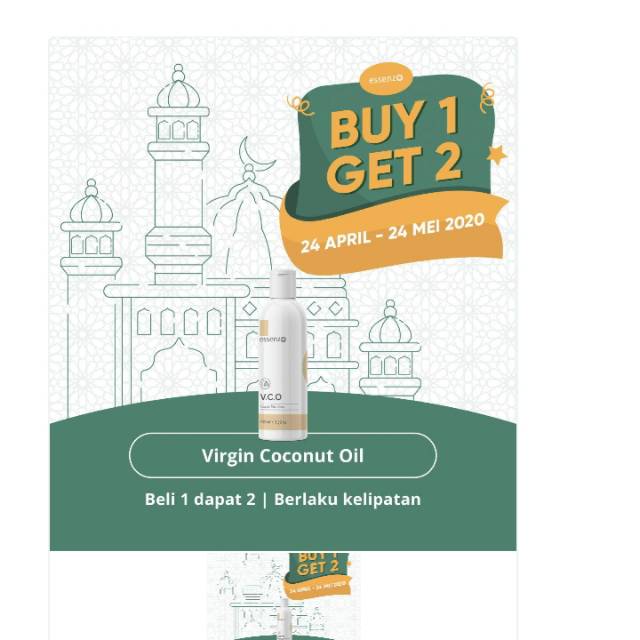 

Virgin Coconut Oil (VCO) dari Essenzo