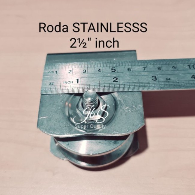 RODA 2½&quot; INCH STAINLESS STEEL SUS 201