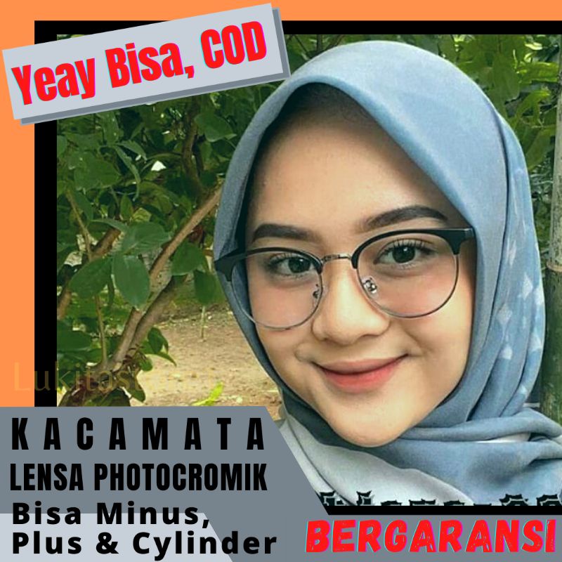 Kacamata Gratis Lensa Photocromik 6214