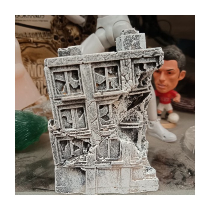 Diorama Gedung Rusak for Shf Figma Revoltech murah Berkualitas