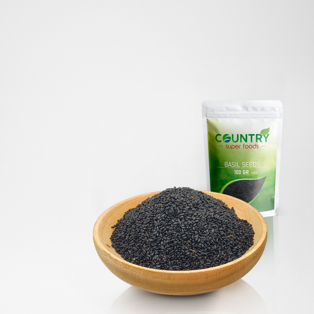 

100gr | Basil Seed | biji selasih - 100gr [Paper Pouch]