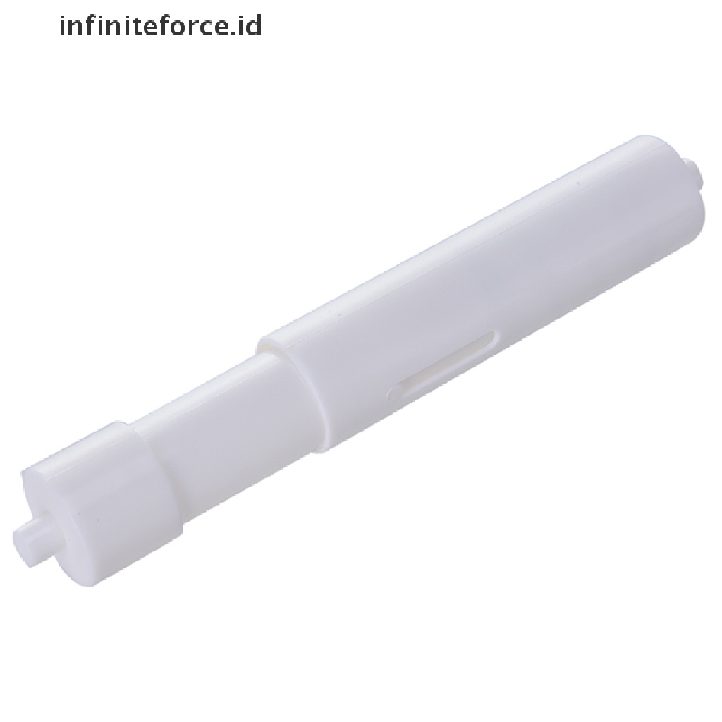 (Infiniteforce.Id) Holder Tisu Gulung Toilet Pengganti Bahan Plastik Warna Putih