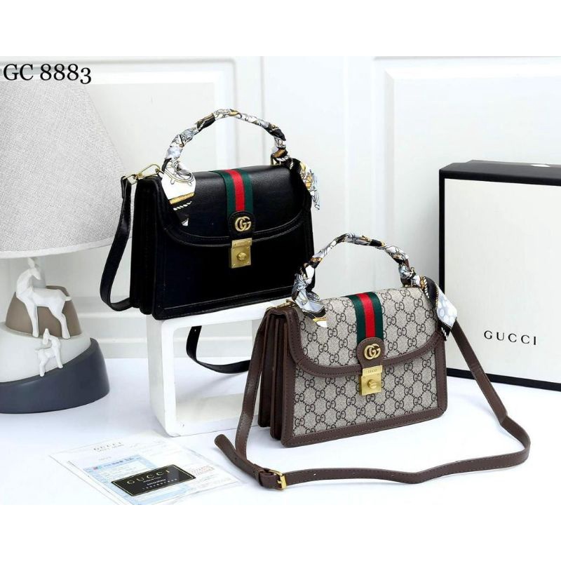 tas wanita tas GUCCI OPHIDIA top handle bag #8883