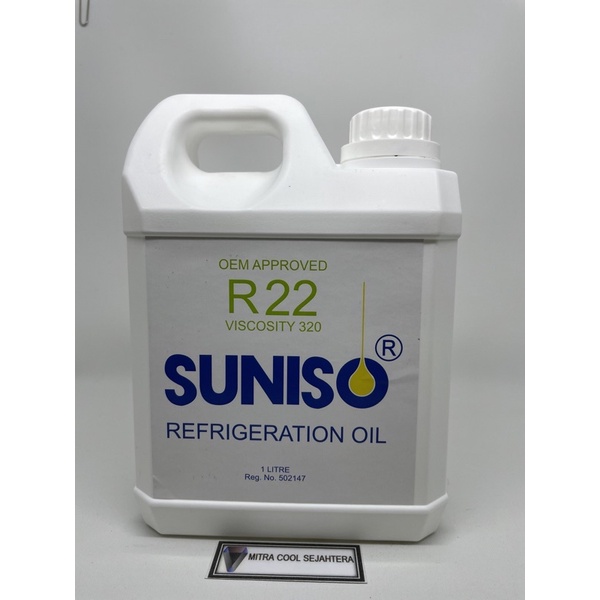 OLI SUNISO R22 REFRIGERANTION OIL COMPRESOR AC KOMPRESOR 1LITER LITERAN