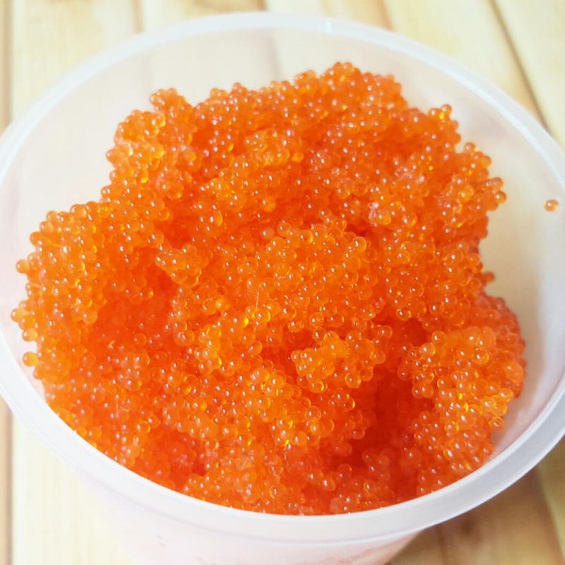 TOBIKO Orange Premium 500 g Halal │ Telur Ikan│ Seasoned Flying Fish Roe