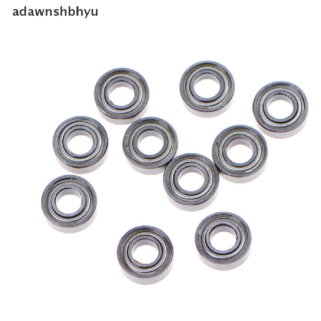 Adawnshbhyu 10pcs MR115ZZ Miniatur Metal Terlindung Karet Disegel Bearing Model 5x11x4mm