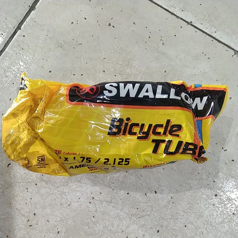 ban dalam sepeda lipat 20 Swallow pentil panjang