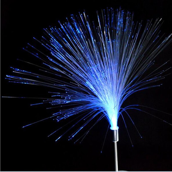 Solar Fiber  Optic Lampu  hias  Taman pekarangan rumah cafe 