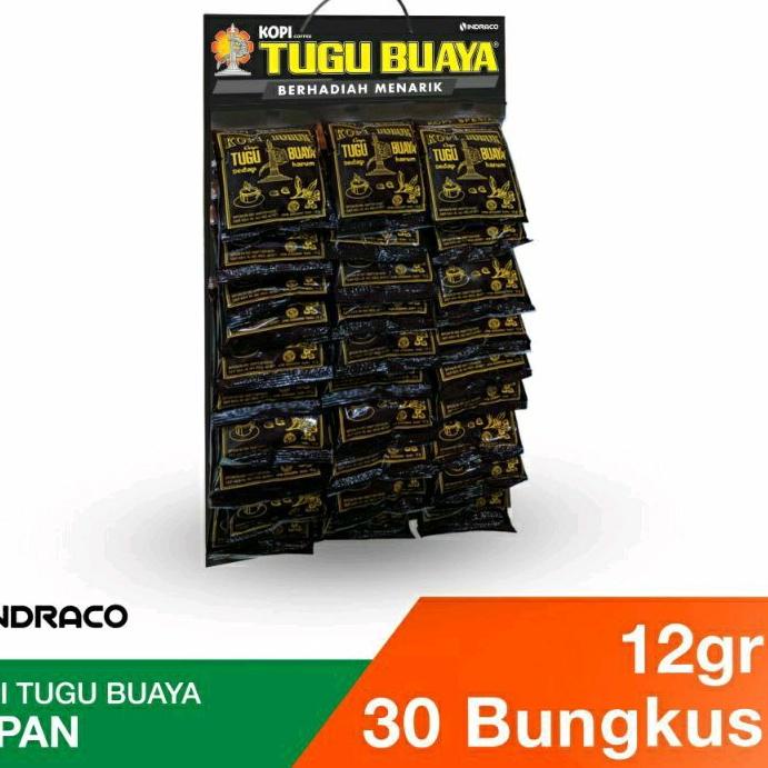 

(R-IXR (☼ Kopi Tugu Buaya Renteng 12gram Isi 30pcs (✯✯✯✯✯