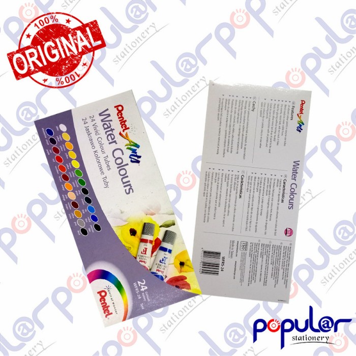 

Cat Air Pentel Arts 24 Water Colours