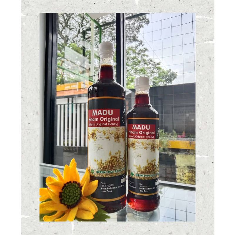 

Madu Murni Hitam Original Nektar Pohon Akasia Botol Kaca