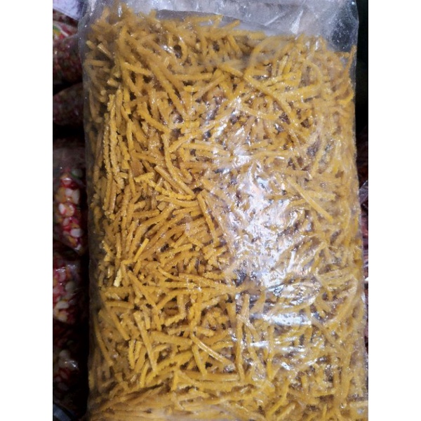 

Kerupuk akar manggar kuning 5kg