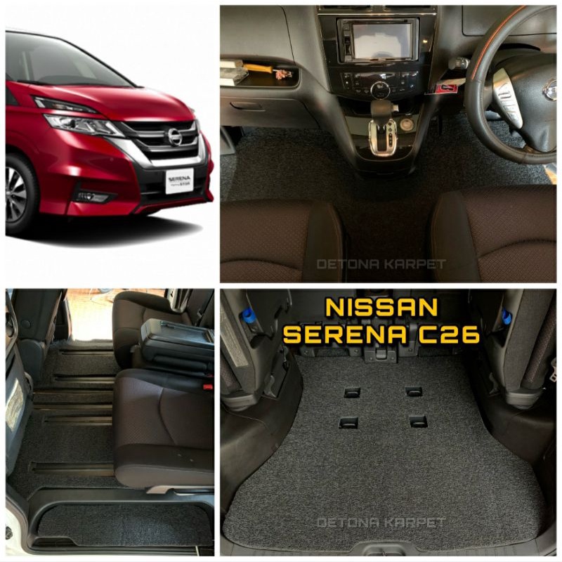 KARPET MOBIL NISSAN SERENA C24 C26/ KARPET MIE BIHUN FULLSET MOBIL NISSAN SERENA