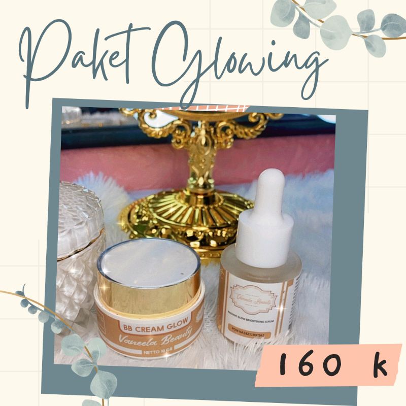 [COD] Vaneela beauty Paket Glowing SERUM & BB CREAM